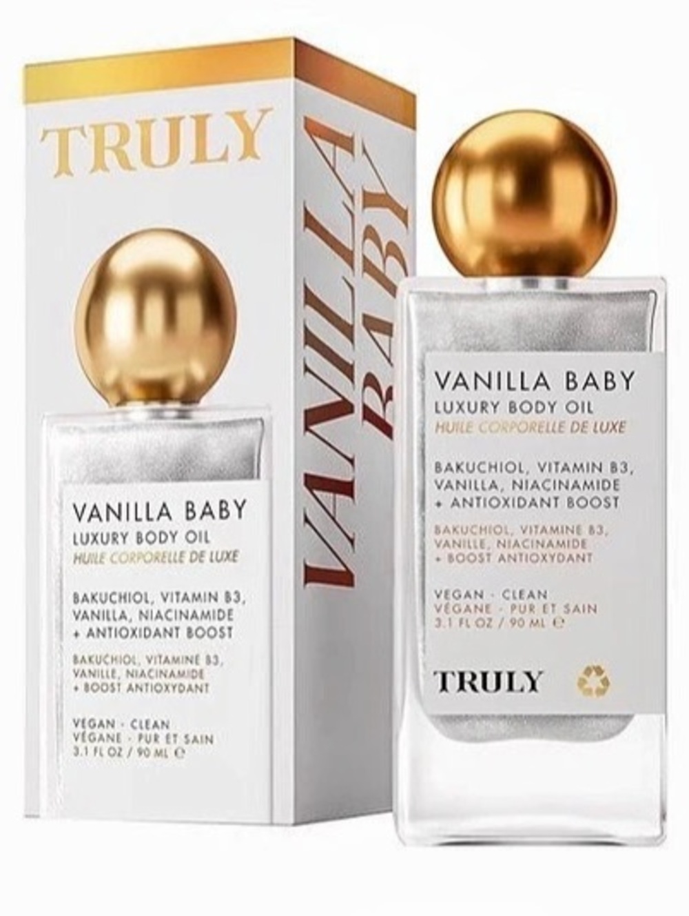 TRULY Vanilla Baby Luxury Body Oil Body Oil NWT